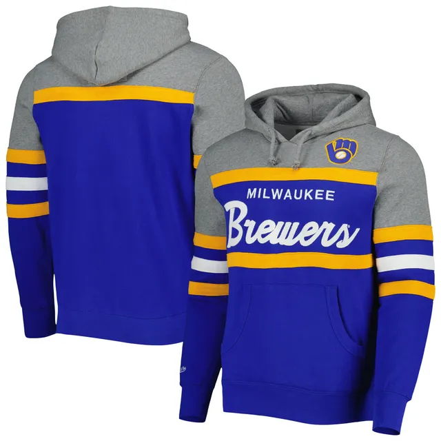 Mitchell & Ness Los Angeles Rams Head Coach Hoodie Royal/Yellow - Size S