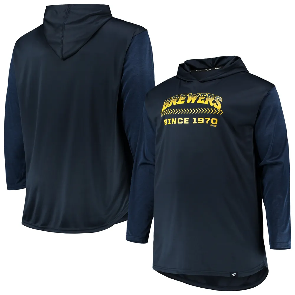 Lids Milwaukee Brewers Stitches Youth Pullover Fleece Hoodie
