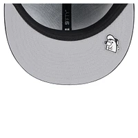 Men's New Era Black Milwaukee Brewers 2025 Clubhouse 59FIFTY Fitted Hat