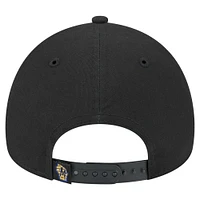 Casquette ajustable A-Frame 9FORTY Milwaukee Brewers de New Era pour homme noire