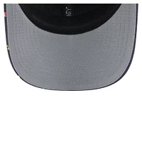 Men's New Era Black Milwaukee Brewers Adventure Drinks Pattern 9SEVENTY Stretch-Snap Hat