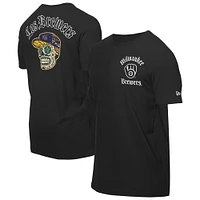 Men's New Era Black Milwaukee Brewers Sugar Skulls T-Shirt
