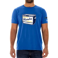 T-shirt bleu New Era Milwaukee Brewers City Connect pour hommes