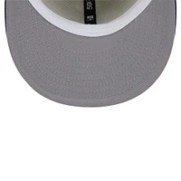 Men's New Era Cream Milwaukee Brewers Chrome 59FIFTY Fitted Hat