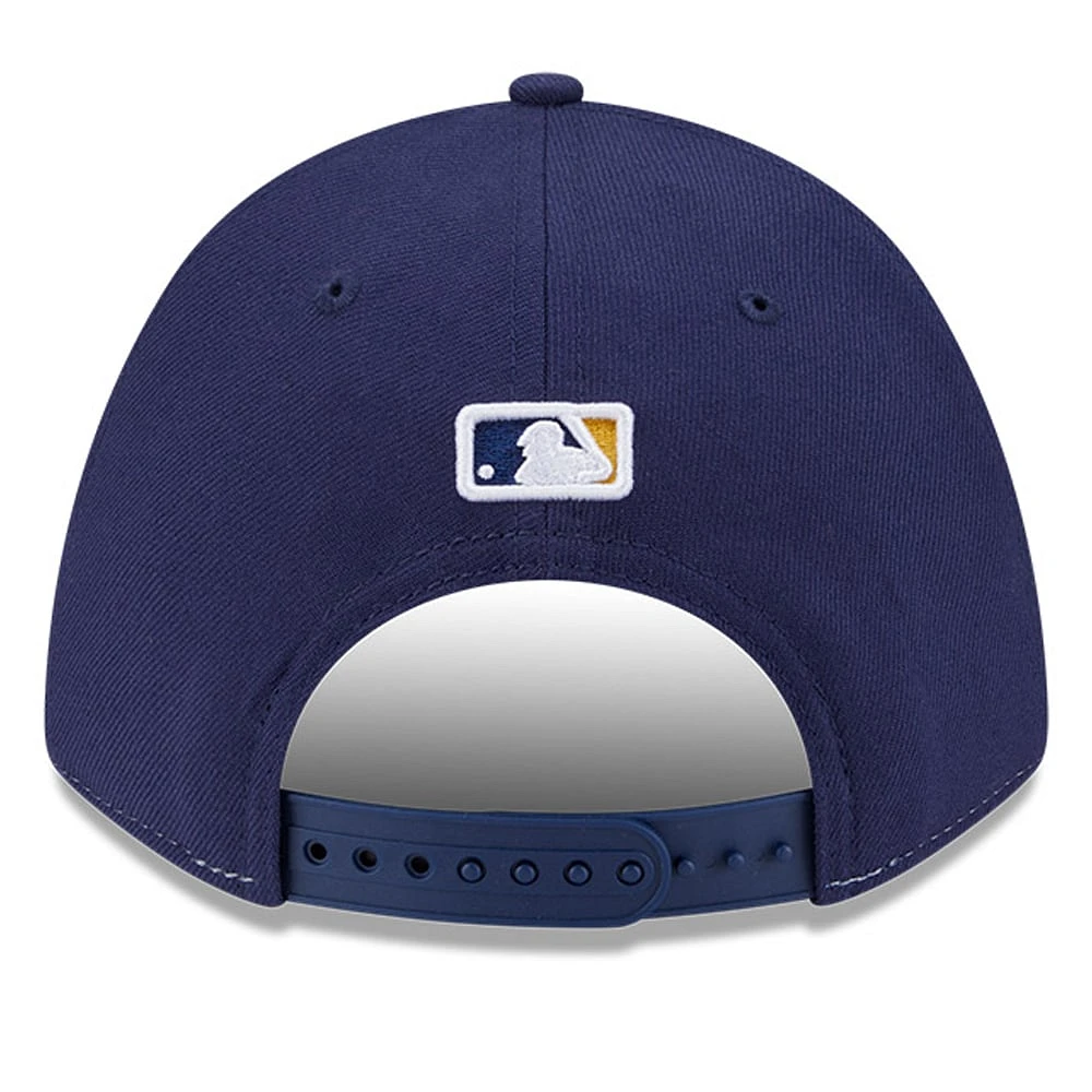 Men's New Era  Gold/Navy Milwaukee Brewers Player Replica 9FORTY Adjustable Hat