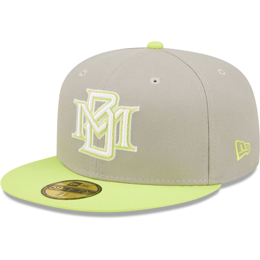 New Era 59FIFTY Milwaukee Brewers 25th Anniversary Patch Hat - Green, Gold 7 5/8