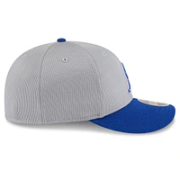 Men's New Era  Gray/Royal Milwaukee Brewers 2025 Batting Practice Low Profile 59FIFTY Fitted Hat