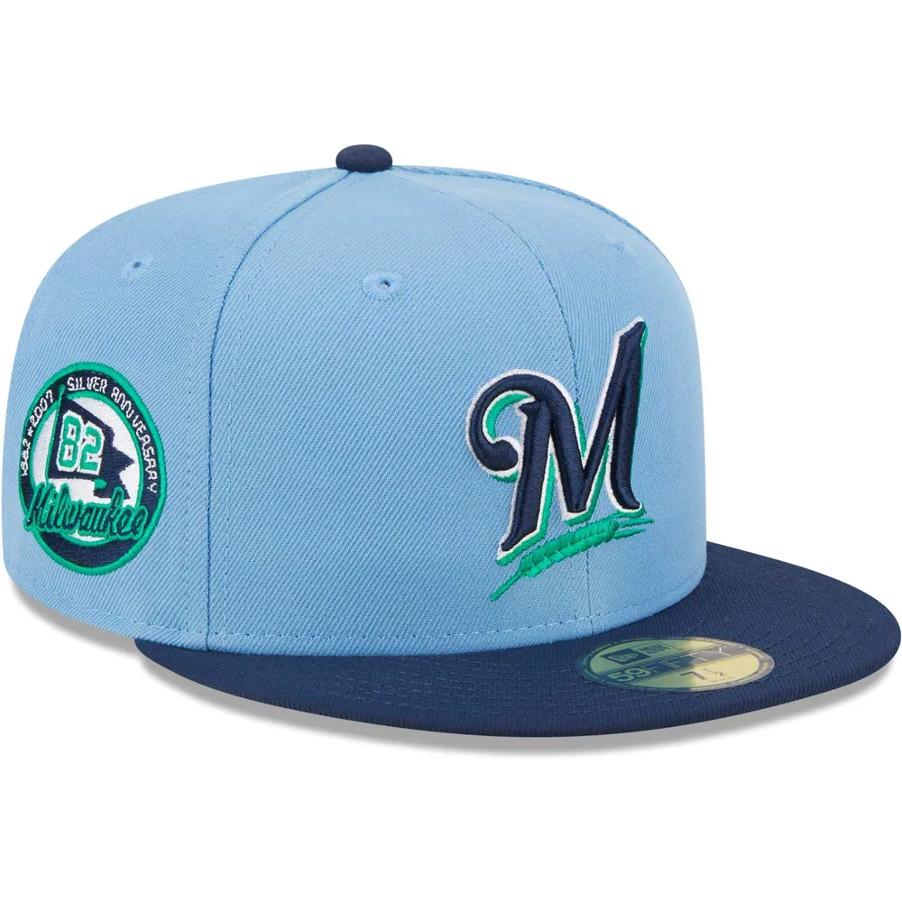 Milwaukee Brewers New Era Logo 59FIFTY Fitted Hat - Green