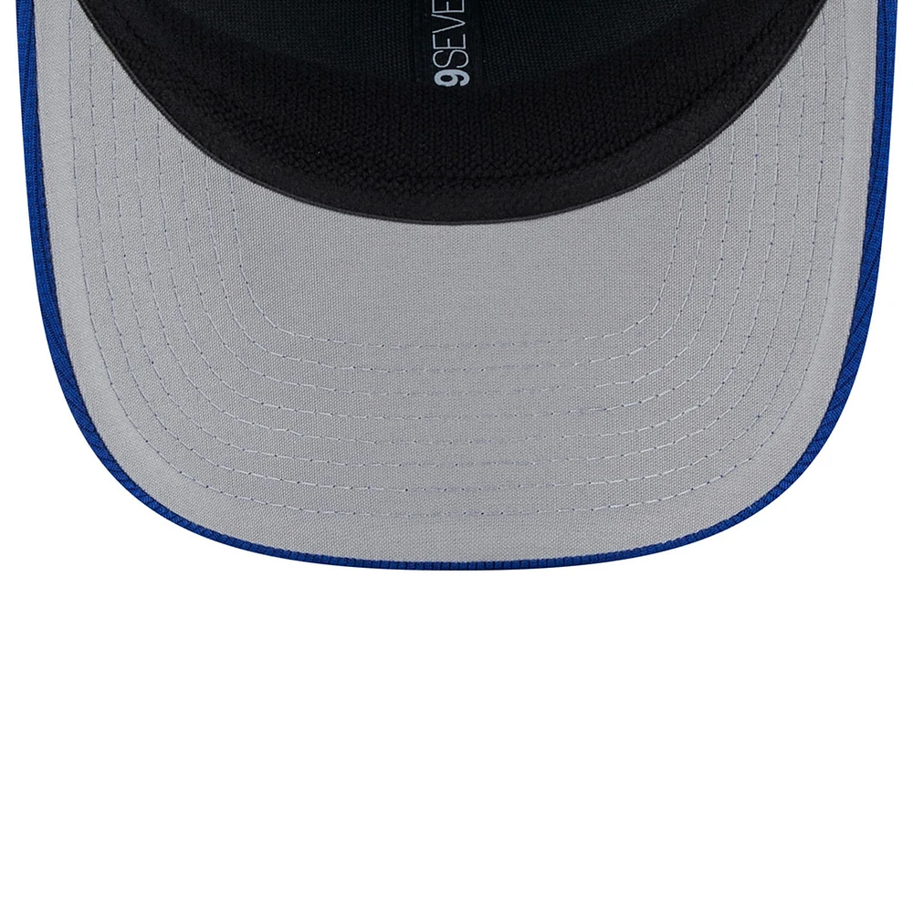 Men's New Era  Light Blue/Royal Milwaukee Brewers 2025 Batting Practice 9SEVENTY Stretch-Snap Trucker Hat