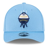 Men's New Era Light Blue Milwaukee Brewers City Connect Batting Practice 9FORTY M-Crown Adjustable Hat