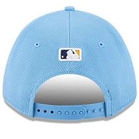 Men's New Era Light Blue Milwaukee Brewers City Connect Batting Practice 9FORTY M-Crown Adjustable Hat
