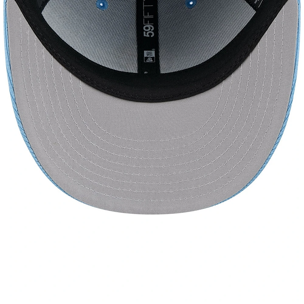 Men's New Era Light Blue Milwaukee Brewers City Connect Batting Practice Low Profile 59FIFTY Fitted Hat