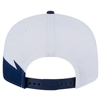 Men's New Era Navy/White Milwaukee Brewers Jagged 9FIFTY Snapback Hat