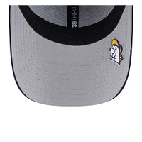 Men's New Era Navy Milwaukee Brewers 2025 MLB Clubhouse 39THIRTY Flex Hat
