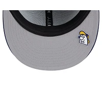 Men's New Era Navy Milwaukee Brewers 2025 MLB Clubhouse 59FIFTY Fitted Hat
