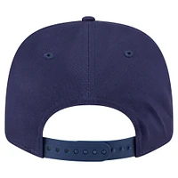 Men's New Era Navy Milwaukee Brewers Circle Patch 9SEVENTY Stretch-Snap Hat