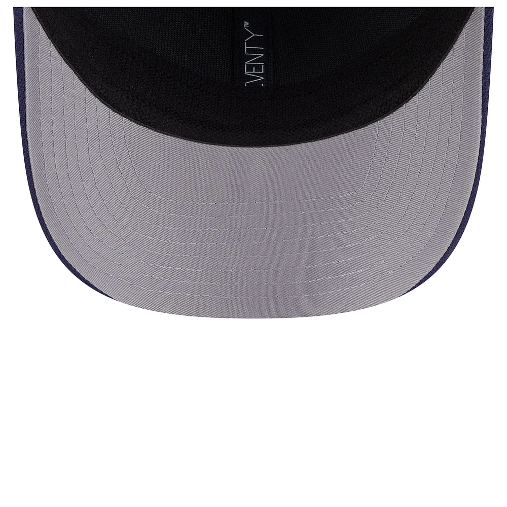 Men's New Era Navy Milwaukee Brewers Flag 9SEVENTY Stretch-Snap Hat