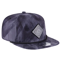 Men's New Era Navy Milwaukee Brewers Printed Golfer Snapback Hat