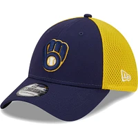 Casquette flexible New Era Milwaukee Brewers Team Neo 39THIRTY pour hommes