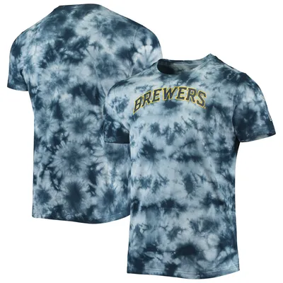 Men's New Era Navy York Yankees Team Tie-Dye T-Shirt Size: Large