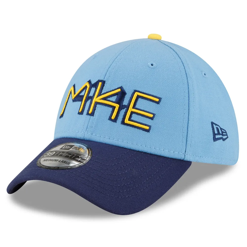 Lids Milwaukee Brewers New Era 2022 City Connect 39THIRTY Flex Hat - Powder  Blue
