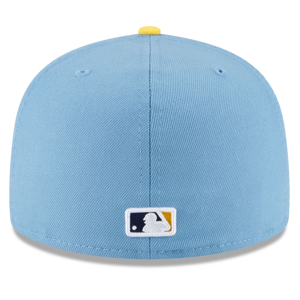 Men's New Era Powder Blue Milwaukee Brewers 2022 City Connect - 59FIFTY Fitted Hat