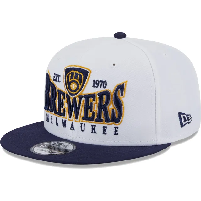 Milwaukee Brewers '47 Secondary Trucker Snapback Hat - Gold