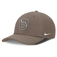 Men's Nike Brown Milwaukee Brewers Rise Performance Adjustable Hat