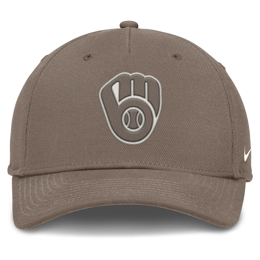Men's Nike Brown Milwaukee Brewers Rise Performance Adjustable Hat