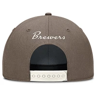 Men's Nike Brown Milwaukee Brewers Rise Performance Adjustable Hat