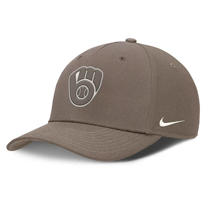 Men's Nike Brown Milwaukee Brewers Rise Performance Adjustable Hat