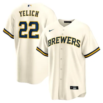 Men's Milwaukee Brewers Nike Cream Home Pick-A-Player Retired Roster  Replica Jersey