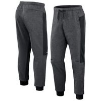 Men's Nike Heathered Gray/Black Milwaukee Brewers Authentic Collection Flux Performance Jogger Pants