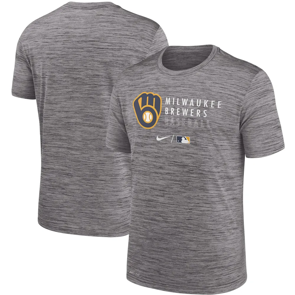 Nike / Men's Milwaukee Brewers Navy Legend Issue Long Sleeve T-Shirt