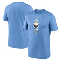 Men's Nike Light Blue Milwaukee Brewers City Connect Logo T-Shirt