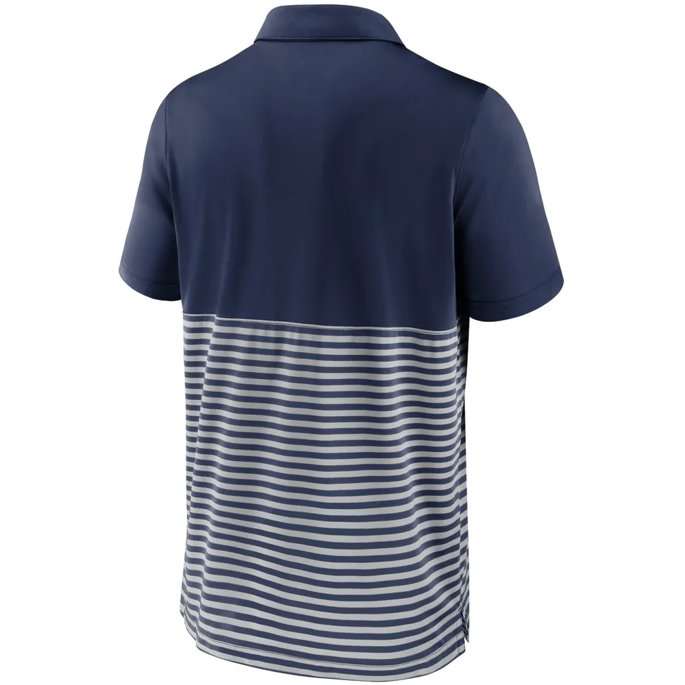 Nike Men's Milwaukee Brewers Stripe Polo - S (Small)