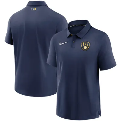 New XXL Nike Milwaukee Brewers Dry-Fit Polo Shirt