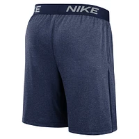 Men's Nike Navy Milwaukee Brewers Authentic Collection Performance Knit Shorts