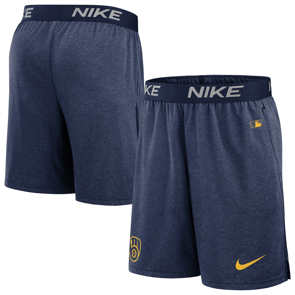 Short d'entraînement de performance Nike pour hommes, bleu marine