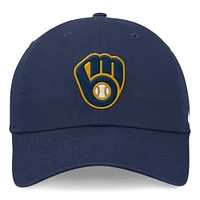 Casquette réglable Nike pour hommes, bleu marine, Milwaukee Brewers Club