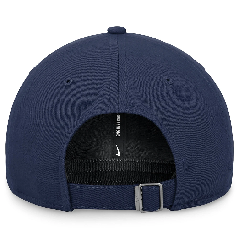 Casquette réglable Nike pour hommes, bleu marine, Milwaukee Brewers Club