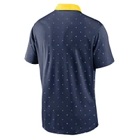 Men's Nike Navy Milwaukee Brewers Legacy Icon Vapor Performance Polo