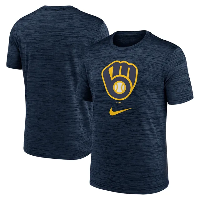 Men's Milwaukee Brewers Fanatics Branded Navy/Gray Player Pack T-Shirt  Combo Set