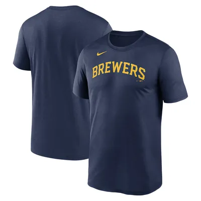 Milwaukee Brewers Nike New Legend Wordmark T-Shirt
