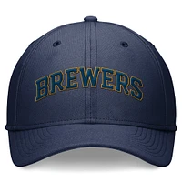 Men's Nike Navy Milwaukee Brewers Performance Flex Hat
