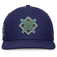 Men's Nike Navy Milwaukee Brewers Pro Performance Snapback Hat