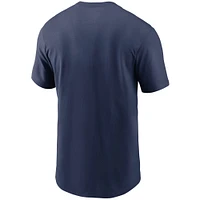 Men's Nike Navy Milwaukee Brewers Team Wordmark T-Shirt