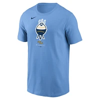 Men's Nike Powder Blue Milwaukee Brewers City Connect Large Logo T-Shirt