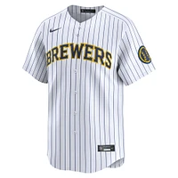 Maillot Nike blanc Alternate Limited pour homme des Milwaukee Brewers