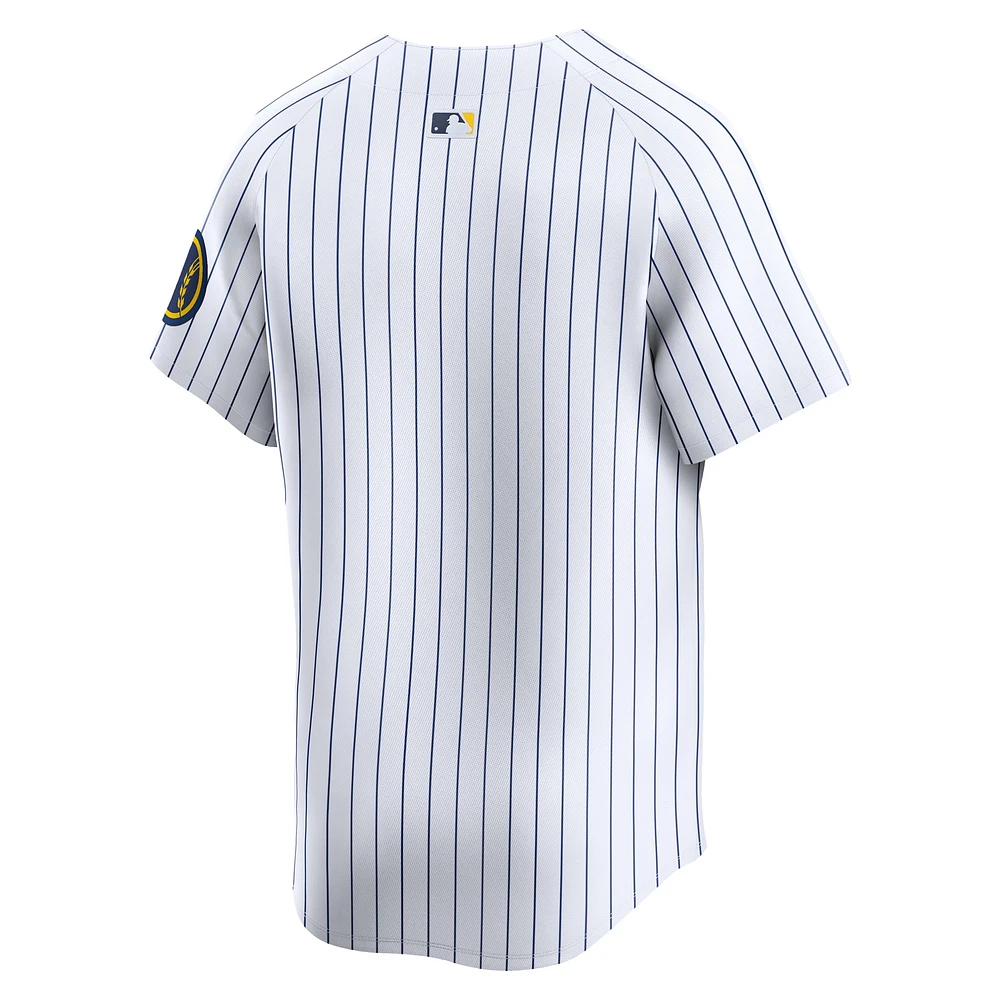 Maillot Nike blanc Alternate Limited pour homme des Milwaukee Brewers